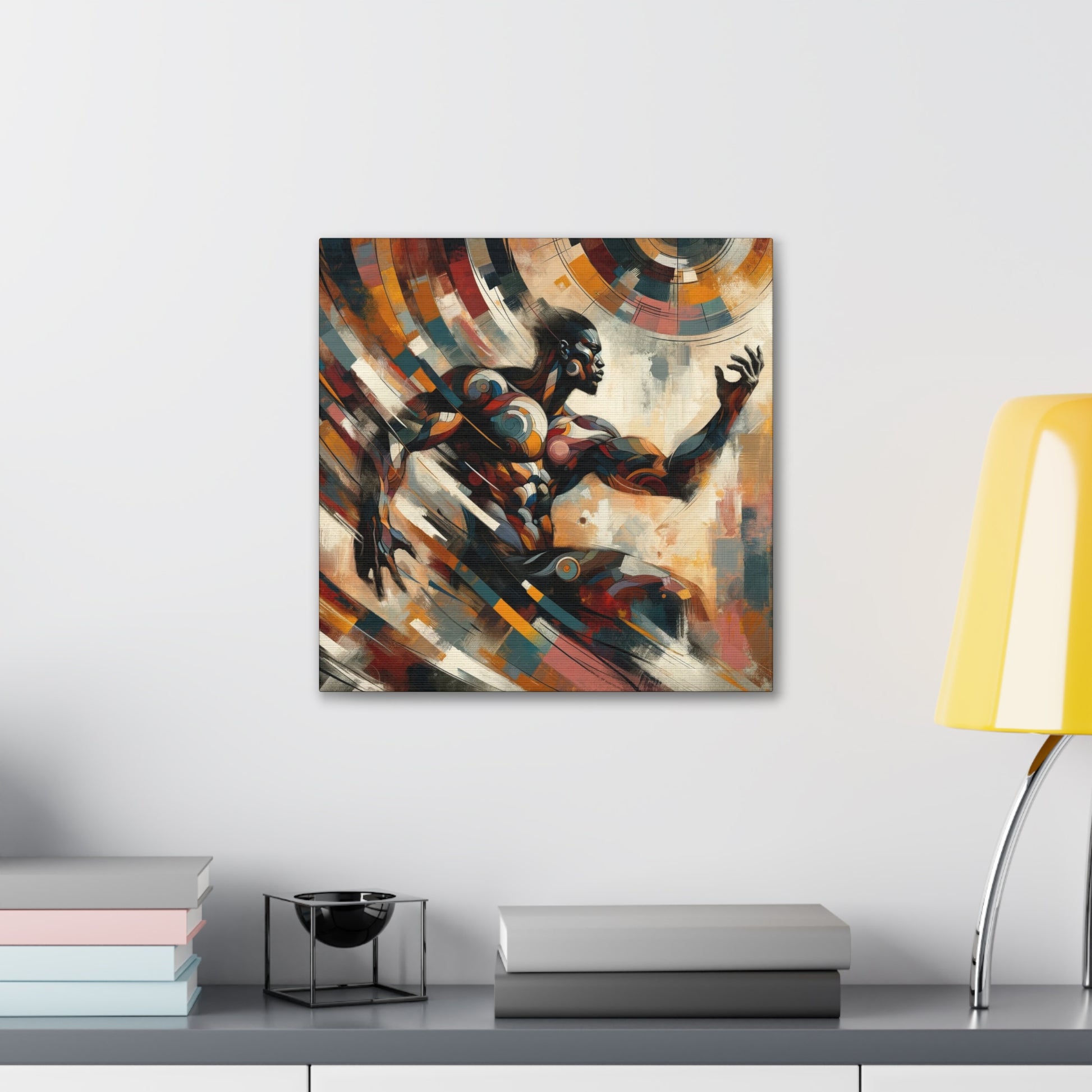 Celestial Rhythms Canvas Art: Cosmic Elegance Meets Modern Motion