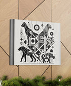 Monochrome Menagerie Canvas Art Canvas Bigger Than Life   