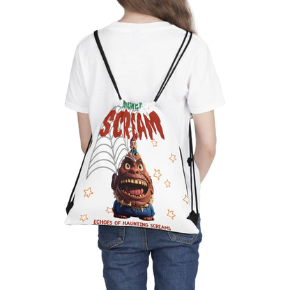 Halloween Scream: The Spook-tacular Drawstring Bag for All Your Treats Bags Bigger Than Life   