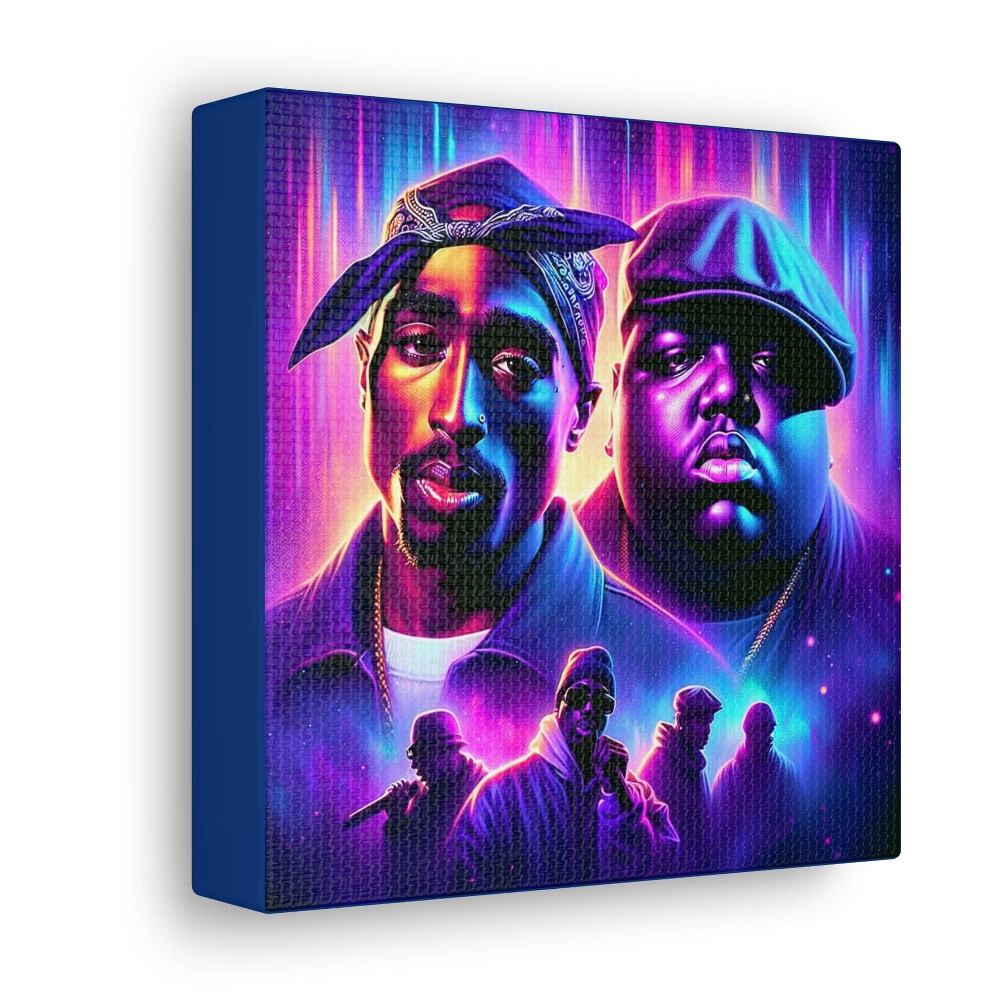 Hip-Hop Legends: The Luminaries Canvas Canvas Printify   