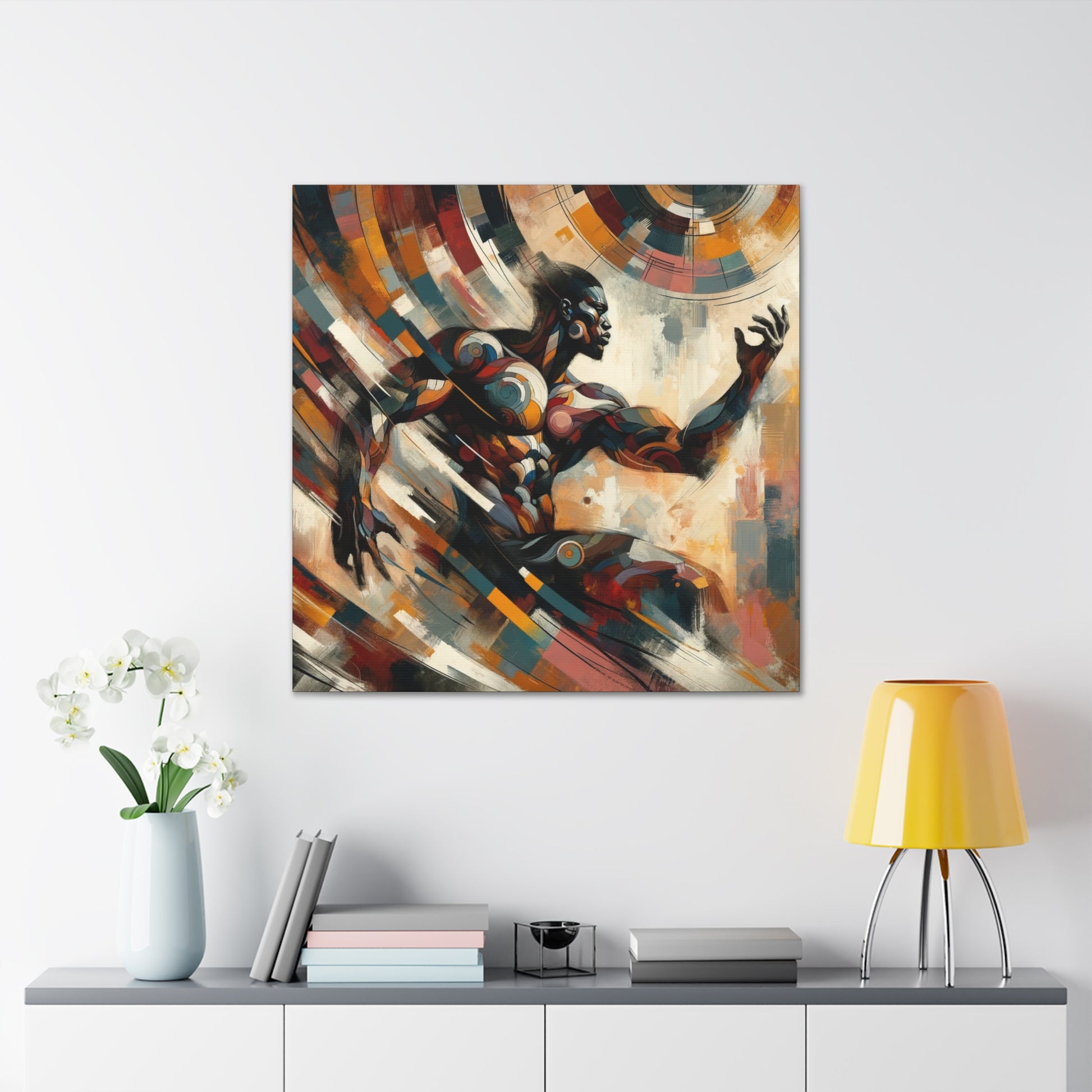 Celestial Rhythms Canvas Art: Cosmic Elegance Meets Modern Motion