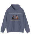 Grandmaster Unity Hoodie Unisex Heavy Blend in S heather navy, a must-have for everyday fashion