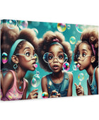 Bubble Dreams Canvas Art – A Playful Journey of Wonder and Joy