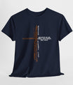 Faith and Strength Inspirational Tee in M Sport grey, perfect for S staying on-trend in any S season