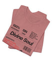 Divine Soul The Spiritual Essence Unisex Tee in L yellow, a versatile piece for casual wear