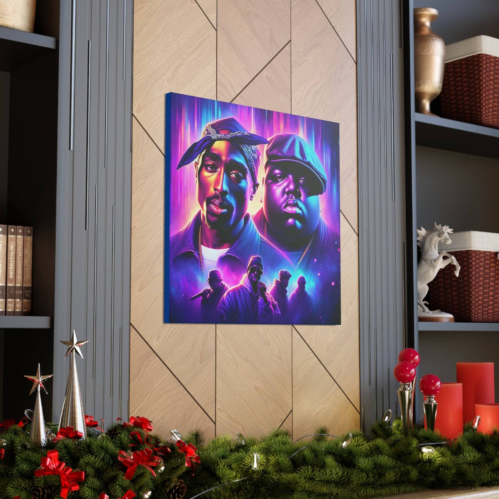 Hip-Hop Legends: The Luminaries Canvas Canvas Printify   