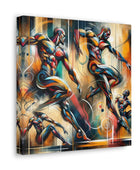 Athletic Motion Canvas Art Canvas Bigger Than Life   