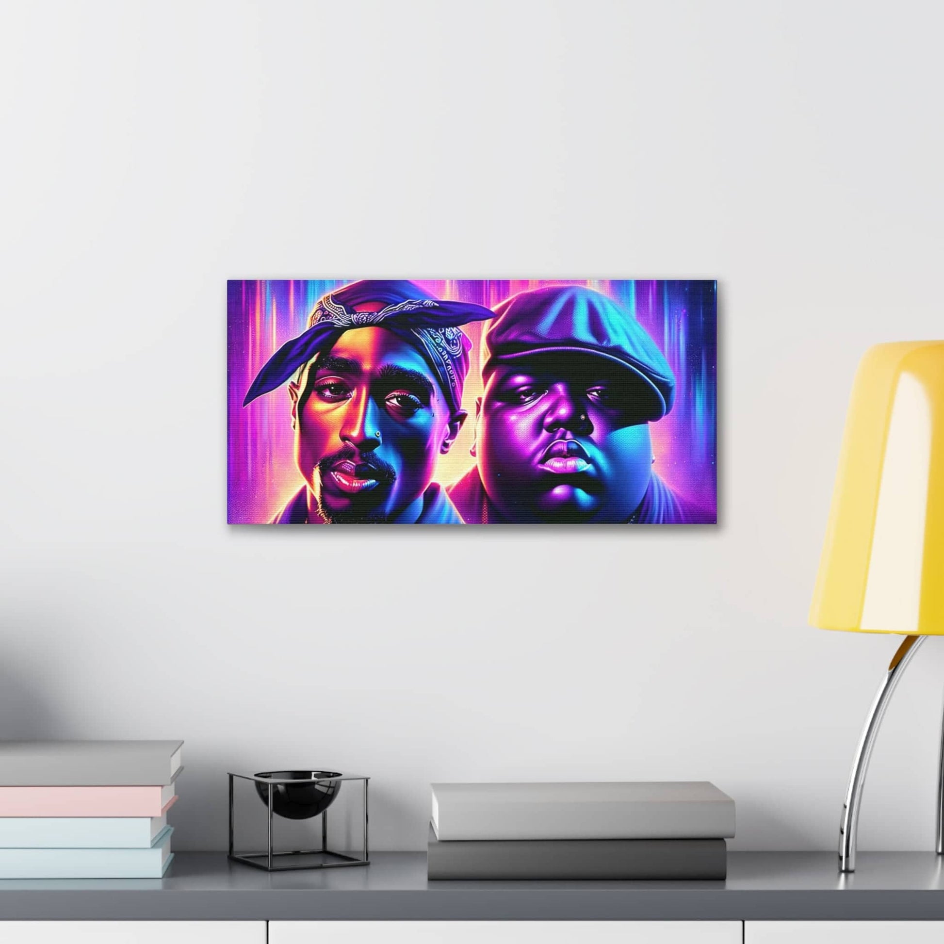 Hip-Hop Legends: The Luminaries Canvas Canvas Printify   