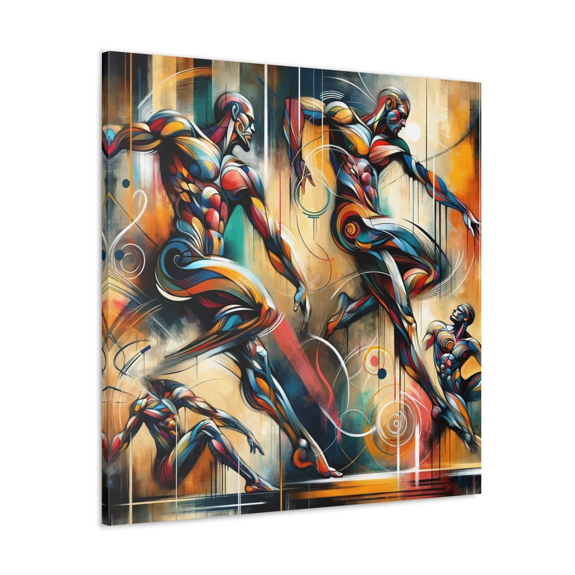 Athletic Motion Canvas Art Canvas Bigger Than Life   