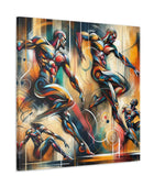 Athletic Motion Canvas Art Canvas Bigger Than Life   