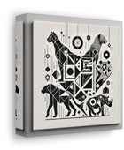 Monochrome Menagerie Canvas Art Canvas Bigger Than Life   