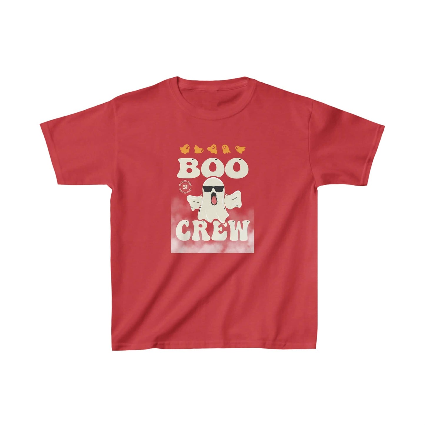 Boo Crew - Your Go-To Tee for the Whole Spook Squad Kids clothes Bigger Than Life XS Red 