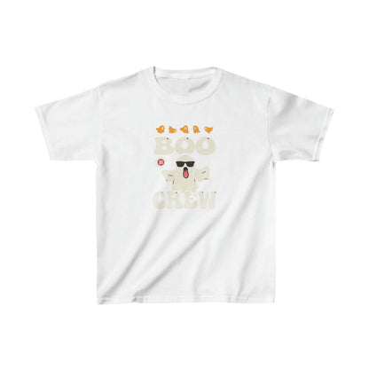 Boo Crew - Your Go-To Tee for the Whole Spook Squad Kids clothes Bigger Than Life XS White 