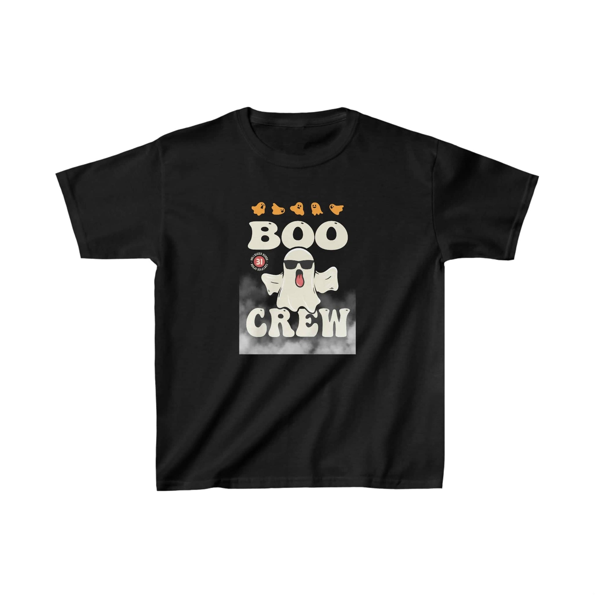 Boo Crew - Your Go-To Tee for the Whole Spook Squad Kids clothes Bigger Than Life XS Black 