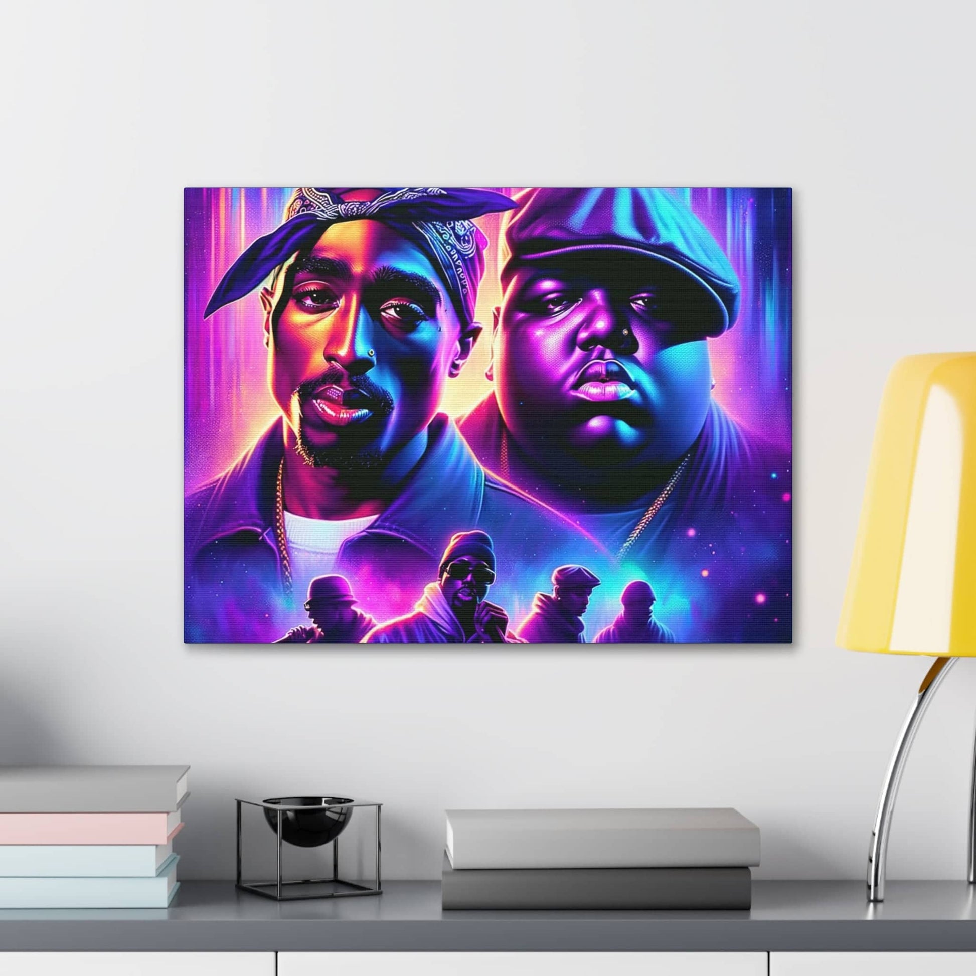 Hip-Hop Legends: The Luminaries Canvas Canvas Printify   