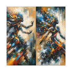 Whirlwind of Emotion Canvas Art