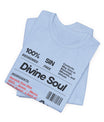 Divine Soul The Spiritual Essence Unisex Tee in M charity pink, a must-have for everyday fashion