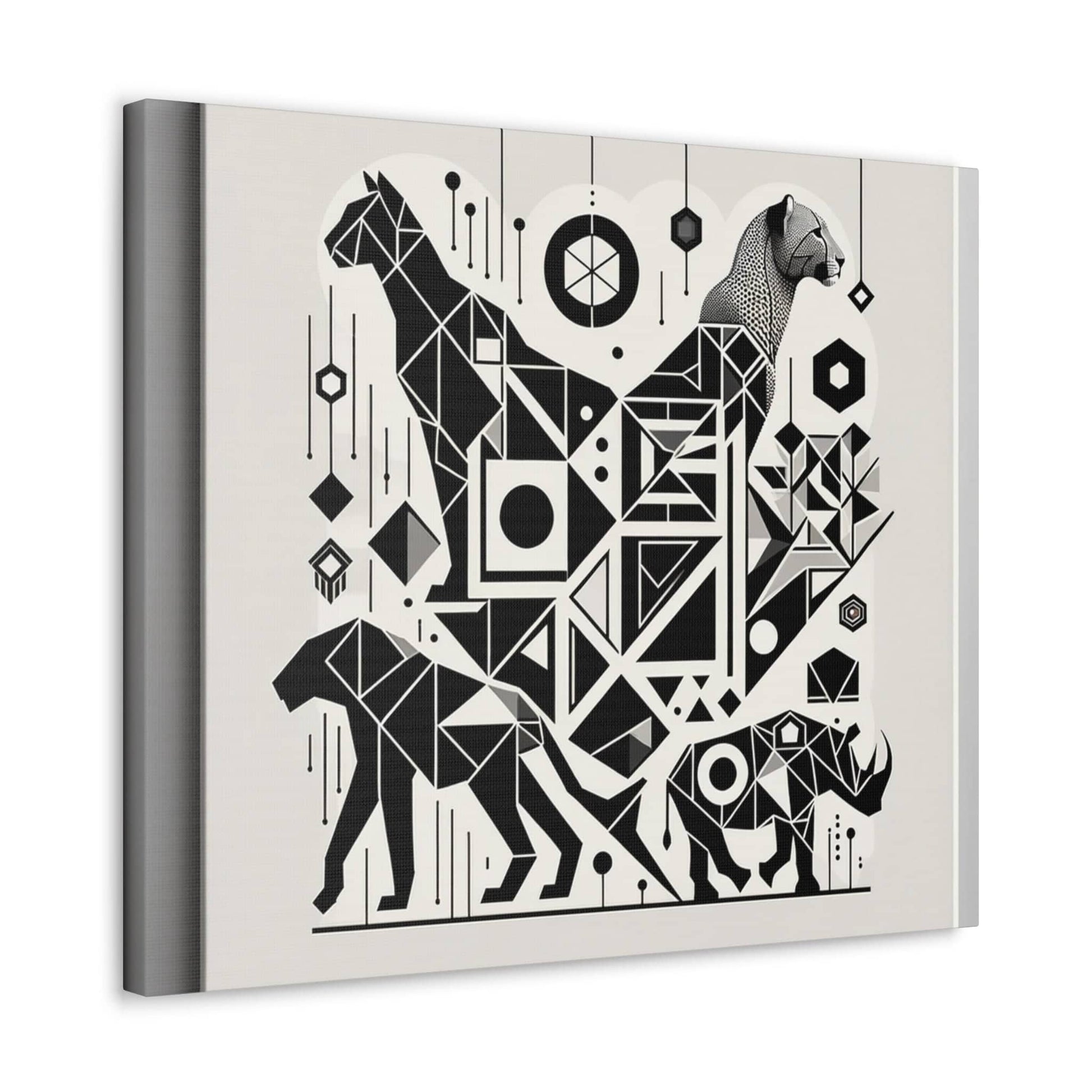 Monochrome Menagerie Canvas Art Canvas Bigger Than Life   