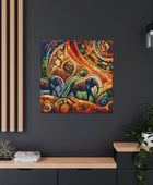 Vivid Vortex Canvas Art Canvas Bigger Than Life 36″ x 36″ 1.25