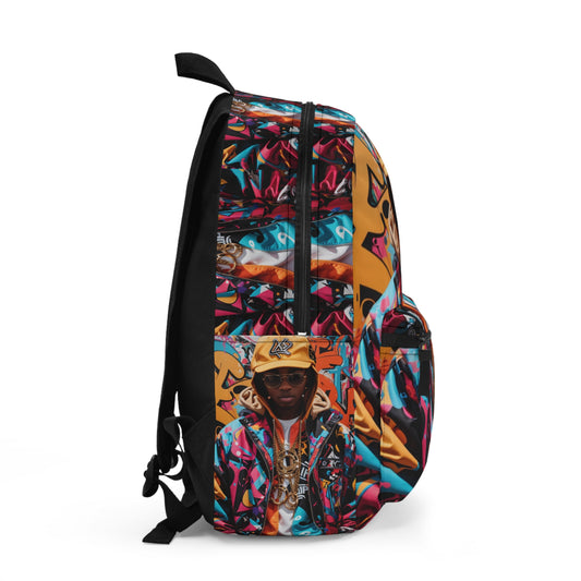 Trendy backpack, ideal for streetwear enthusiasts, offering comfort and style.