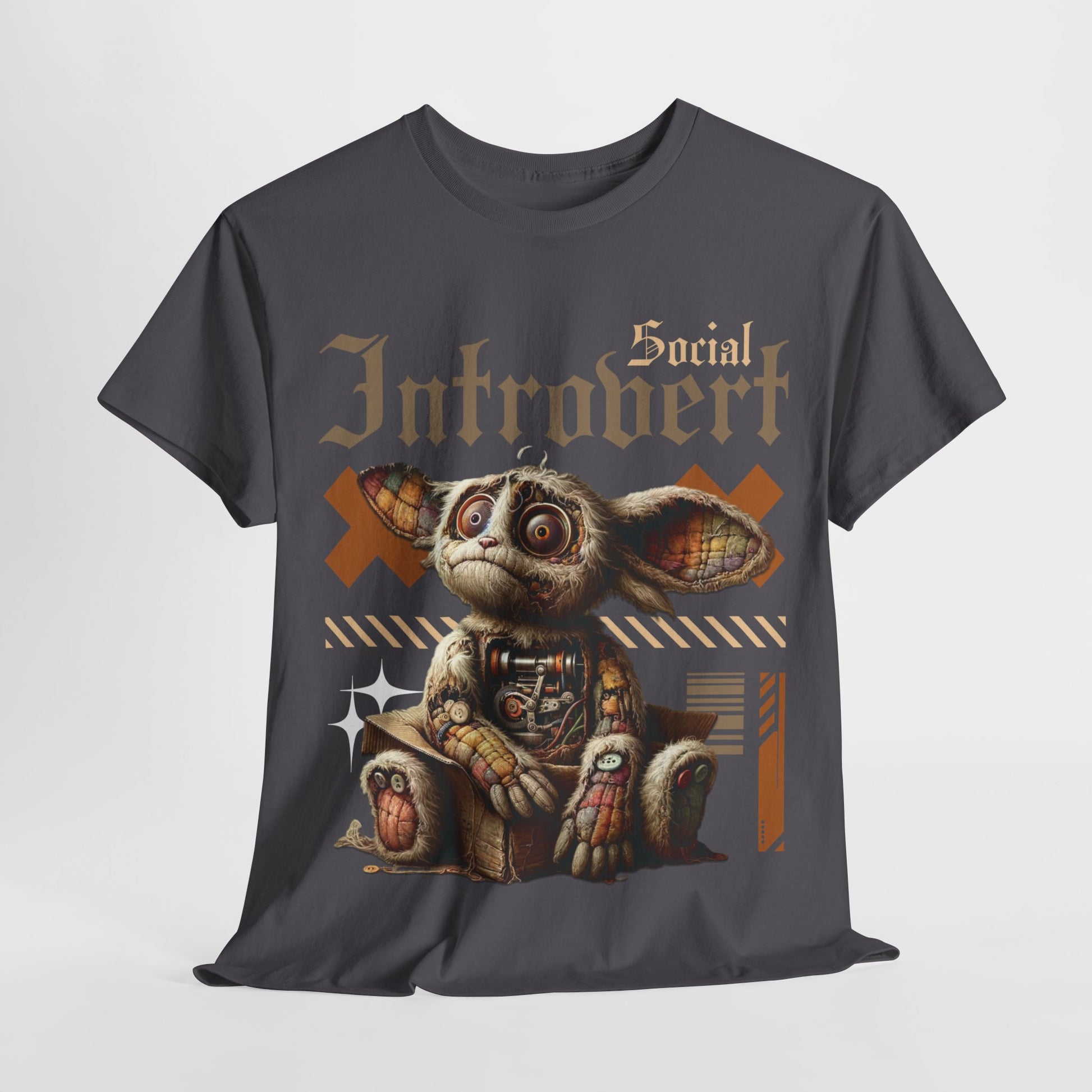 Social Introvert Unisex Heavy Cotton Tee