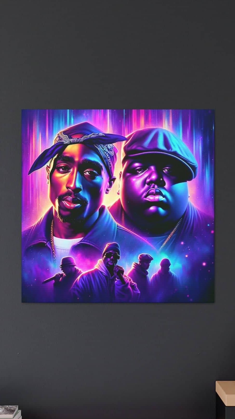 Hip-Hop Legends: The Luminaries Canvas Canvas Printify 36″ x 36″ 1.25" 