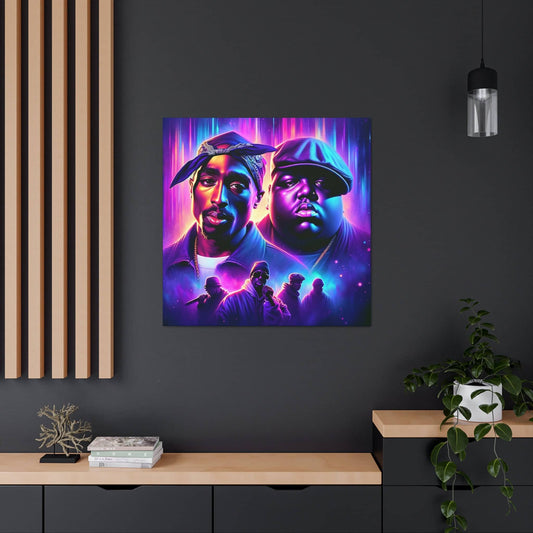 Hip-Hop Legends: The Luminaries Canvas Canvas Printify 36″ x 36″ 1.25" 