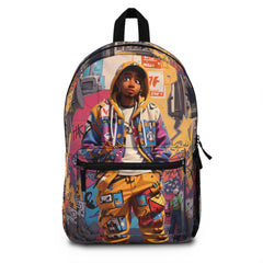 BeatBounce Hip-Hop Music-Themed Backpack