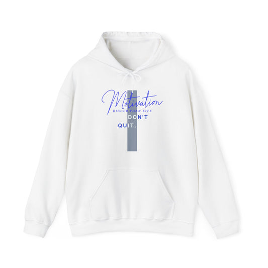 Persevere Hoodie Motivation Unisex Heavy Blend™ Hooded Sweatshirt - Hoodie in White by Bigger Than Life Fashions. Features: cozy fabric, layered warmth, stylish hoodie, relaxed fit, spiritual design. Perfect for fashion lovers and streetwear enthusiasts.