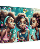 Bubble Dreams Canvas Art – A Playful Journey of Wonder and Joy