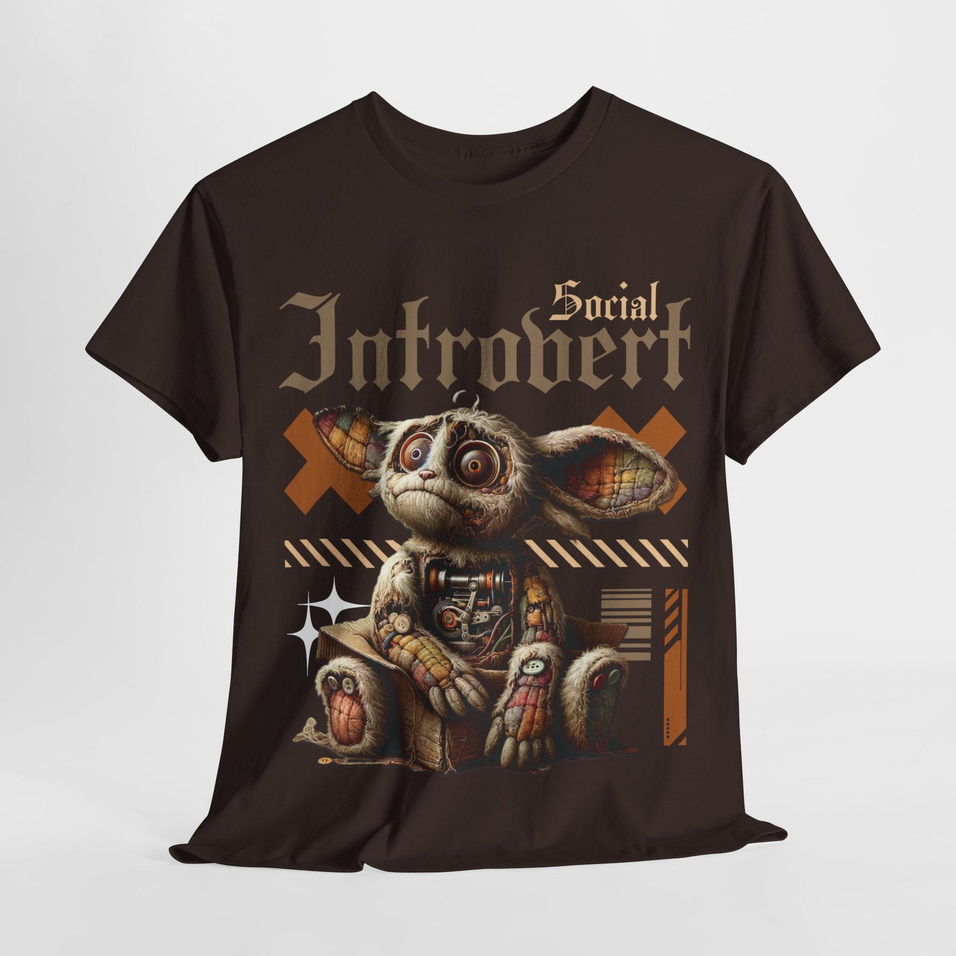 Social Introvert Unisex Heavy Cotton Tee