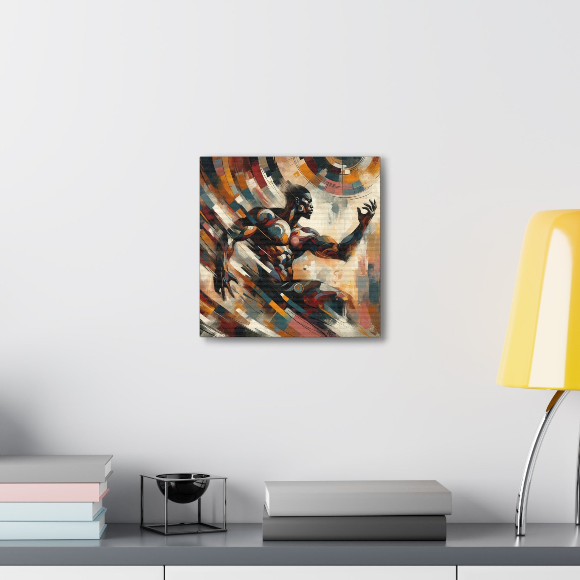 Celestial Rhythms Canvas Art: Cosmic Elegance Meets Modern Motion