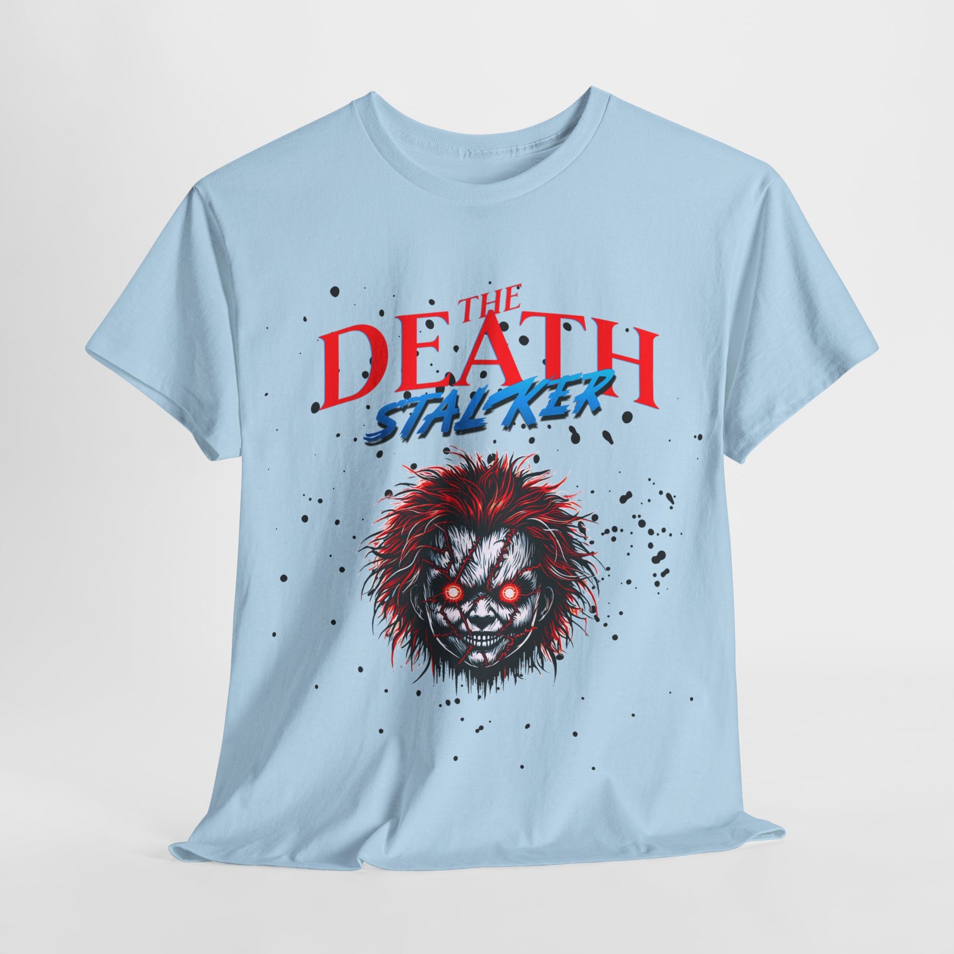 The Death Stalker Unisex Heavy Cotton Tee - Bold Horror-Inspired Design