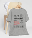 Divine Soul The Spiritual Essence Unisex Tee in M army, a must-have for everyday fashion