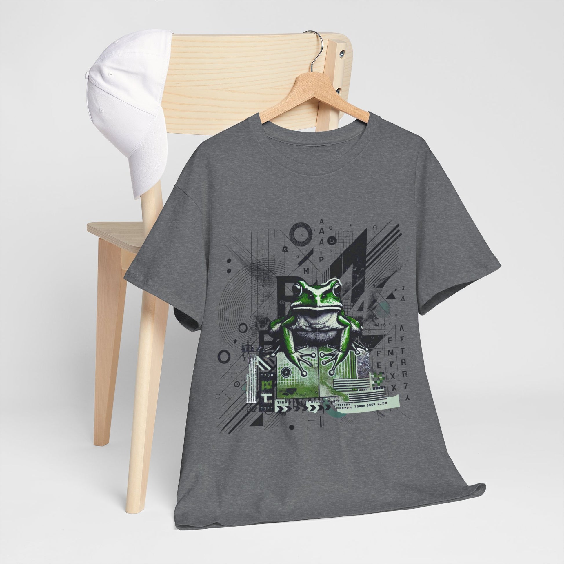 Futuristic Frog Unisex Heavy Cotton Tee