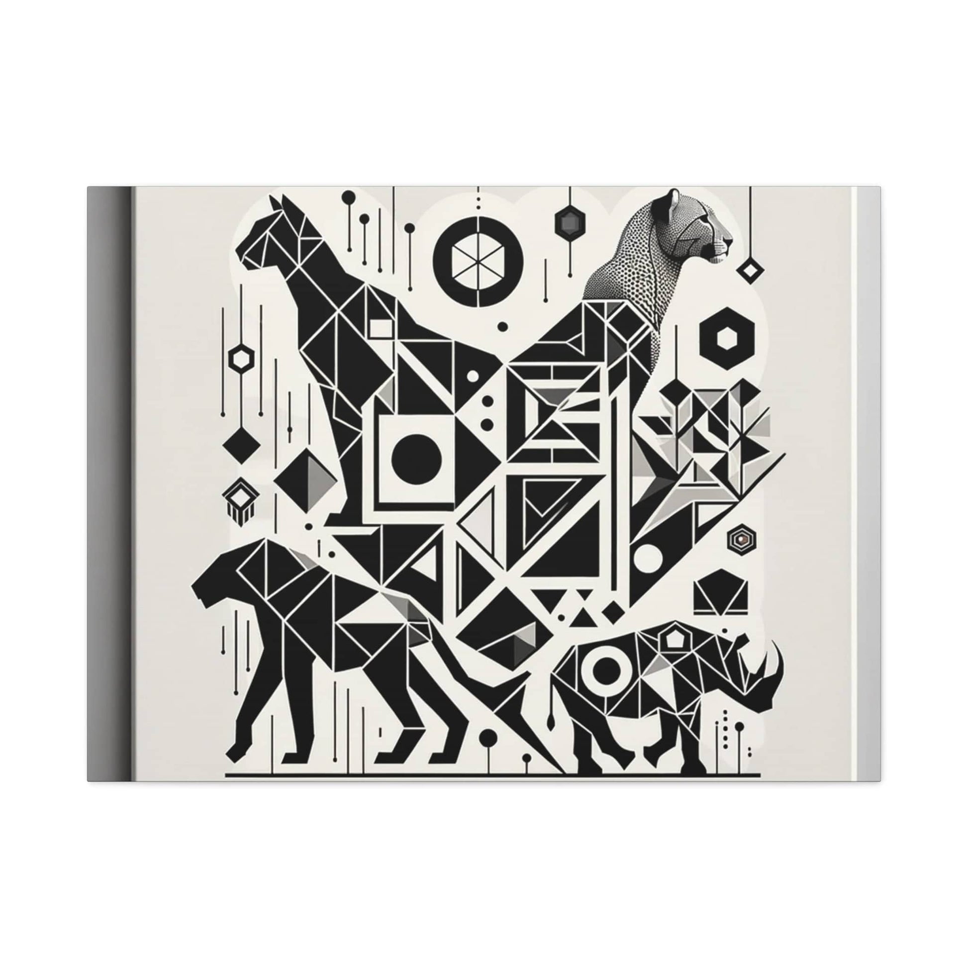 Monochrome Menagerie Canvas Art Canvas Bigger Than Life   