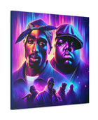 Hip-Hop Legends: The Luminaries Canvas Canvas Printify   