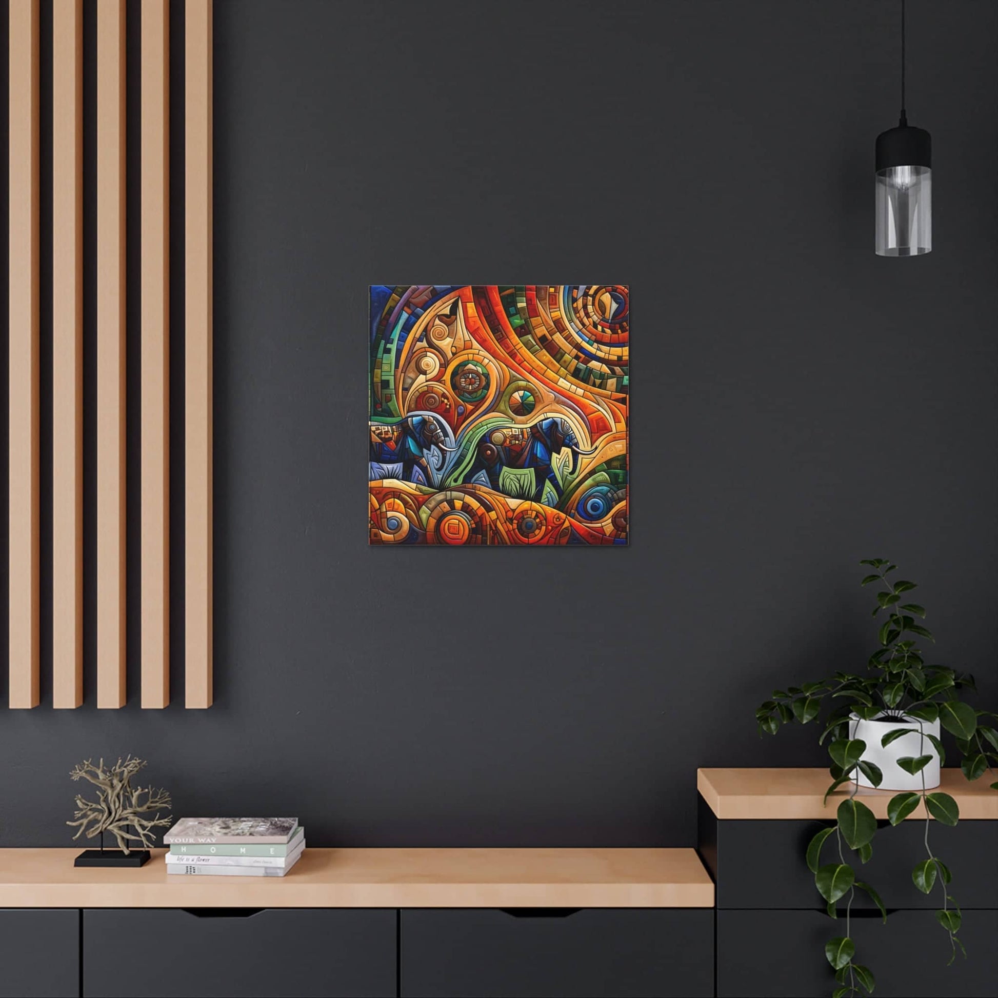 Vivid Vortex Canvas Art Canvas Bigger Than Life 24″ x 24″ 1.25" 