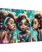 Bubble Dreams Canvas Art – A Playful Journey of Wonder and Joy