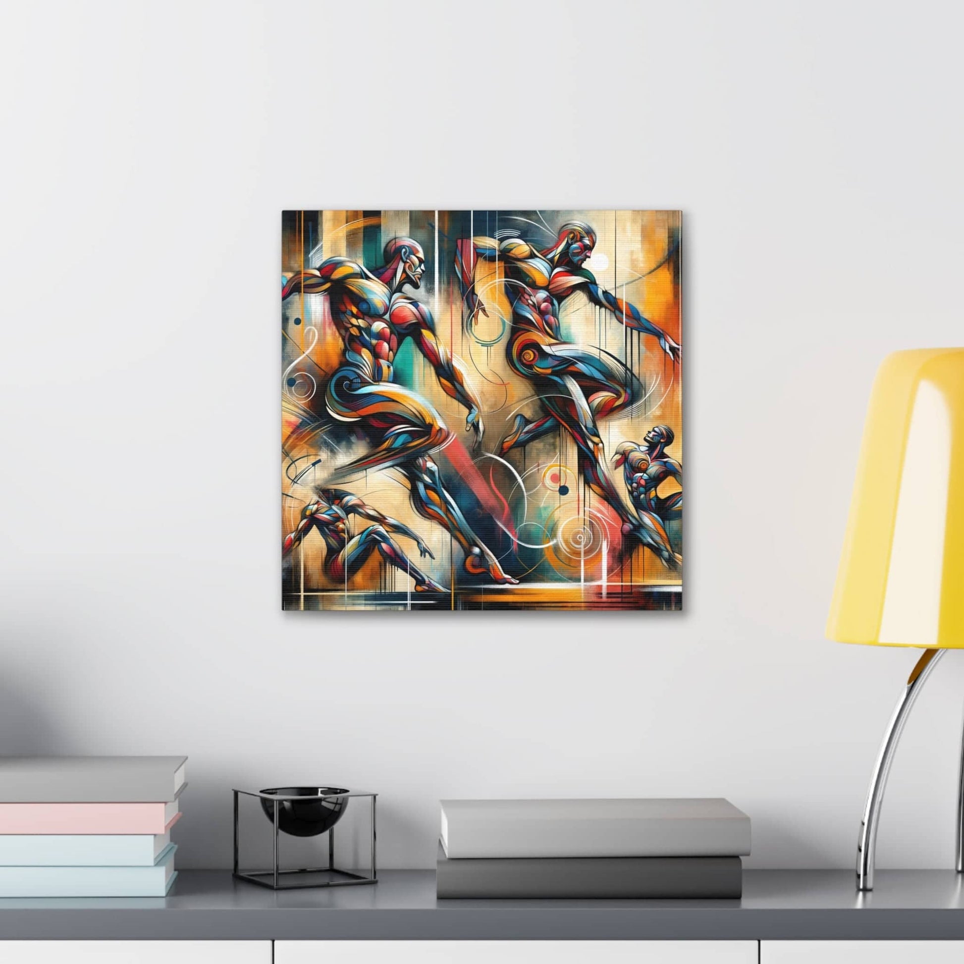 Athletic Motion Canvas Art Canvas Bigger Than Life   