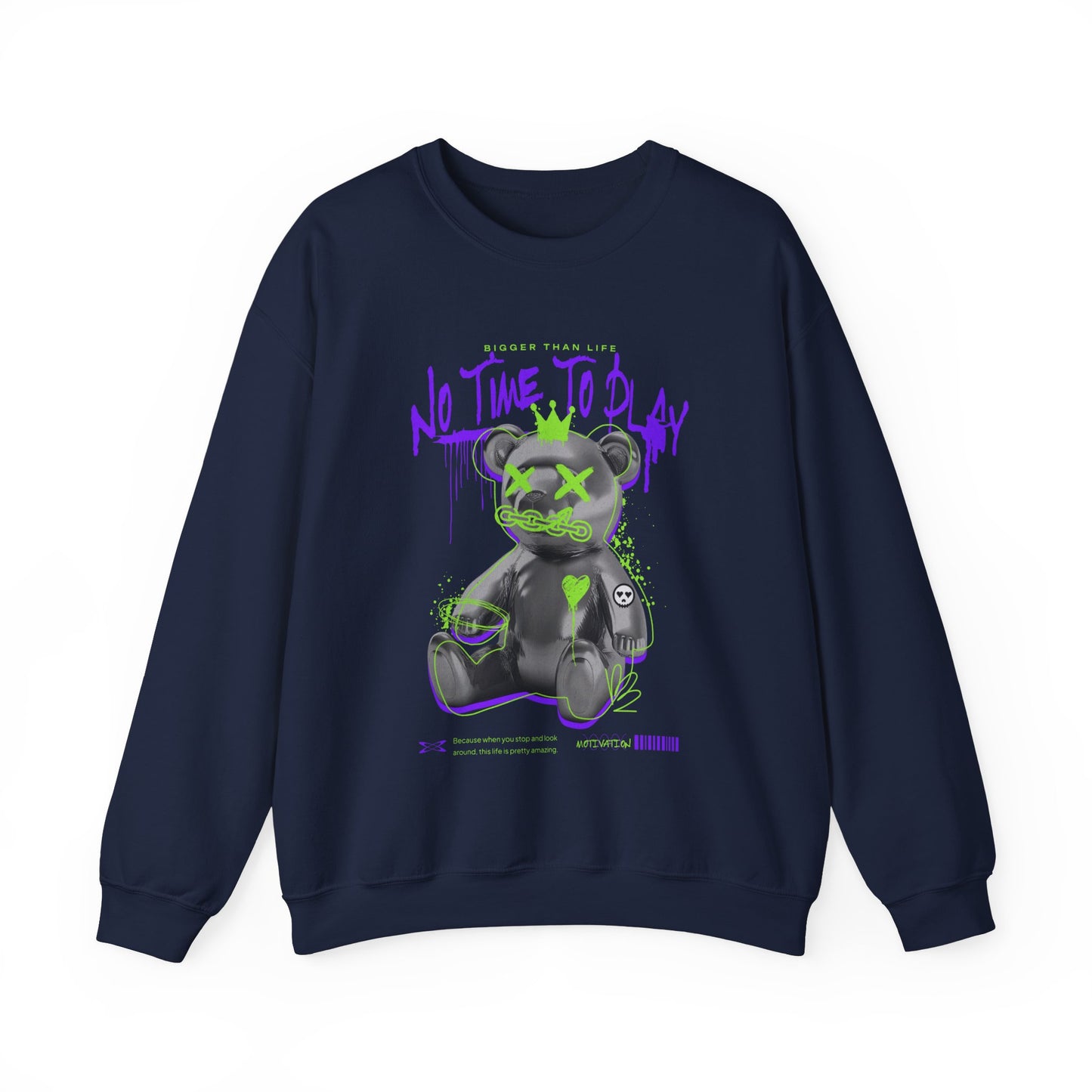 Hustle Bear Unisex Heavy Blend™ Crewneck Sweatshirt