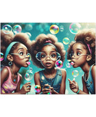 Bubble Dreams Canvas Art – A Playful Journey of Wonder and Joy