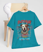 Savage Urban Kong T-Shirt - Bigger Than Life Fashions in M tropical blue, urban gear for cool engaging fashion