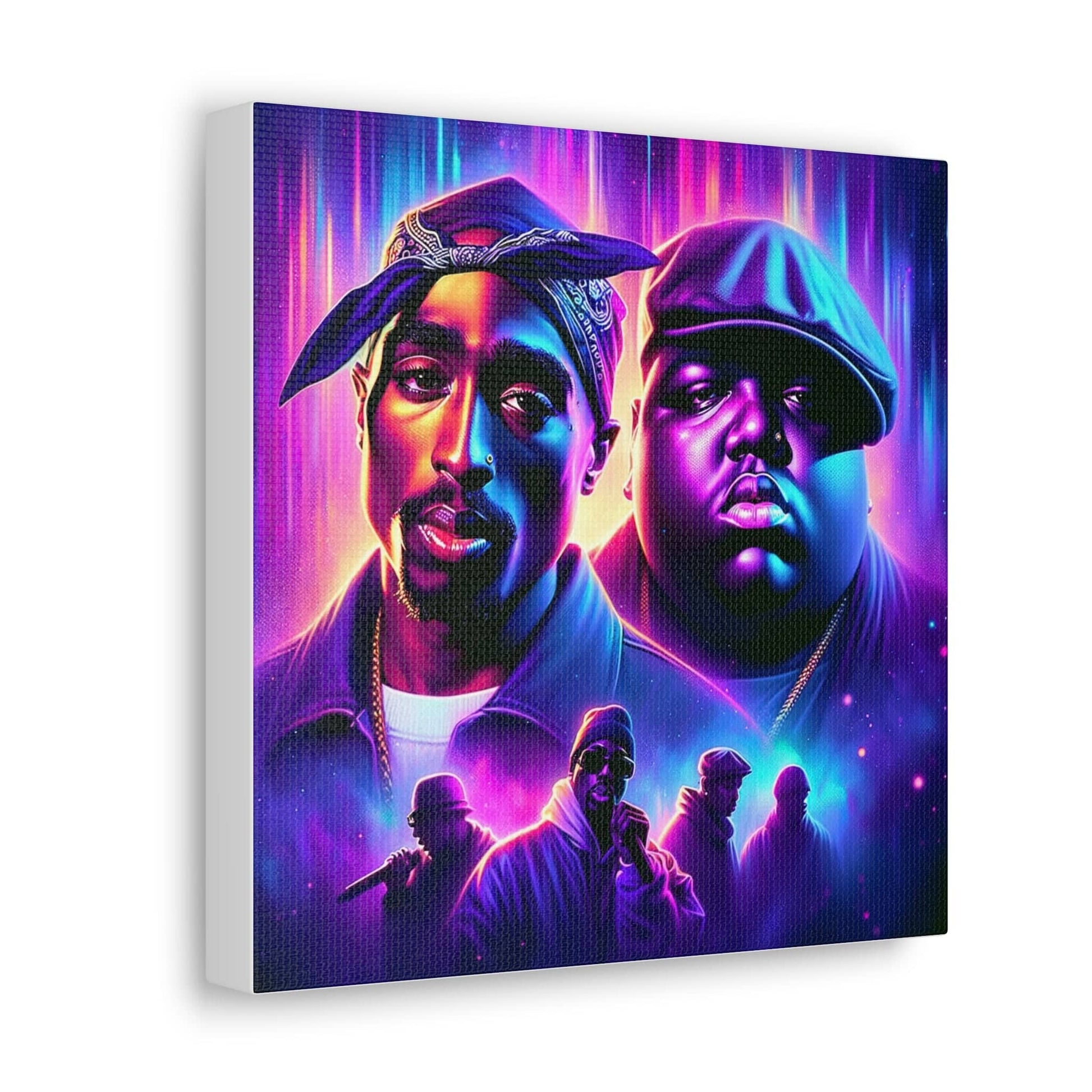 Hip-Hop Legends: The Luminaries Canvas Canvas Printify   