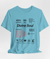 Divine Soul The Spiritual Essence Unisex Tee in S Silver, a must-have for everyday fashion