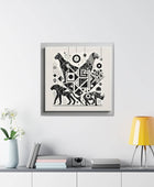 Monochrome Menagerie Canvas Art Canvas Bigger Than Life   