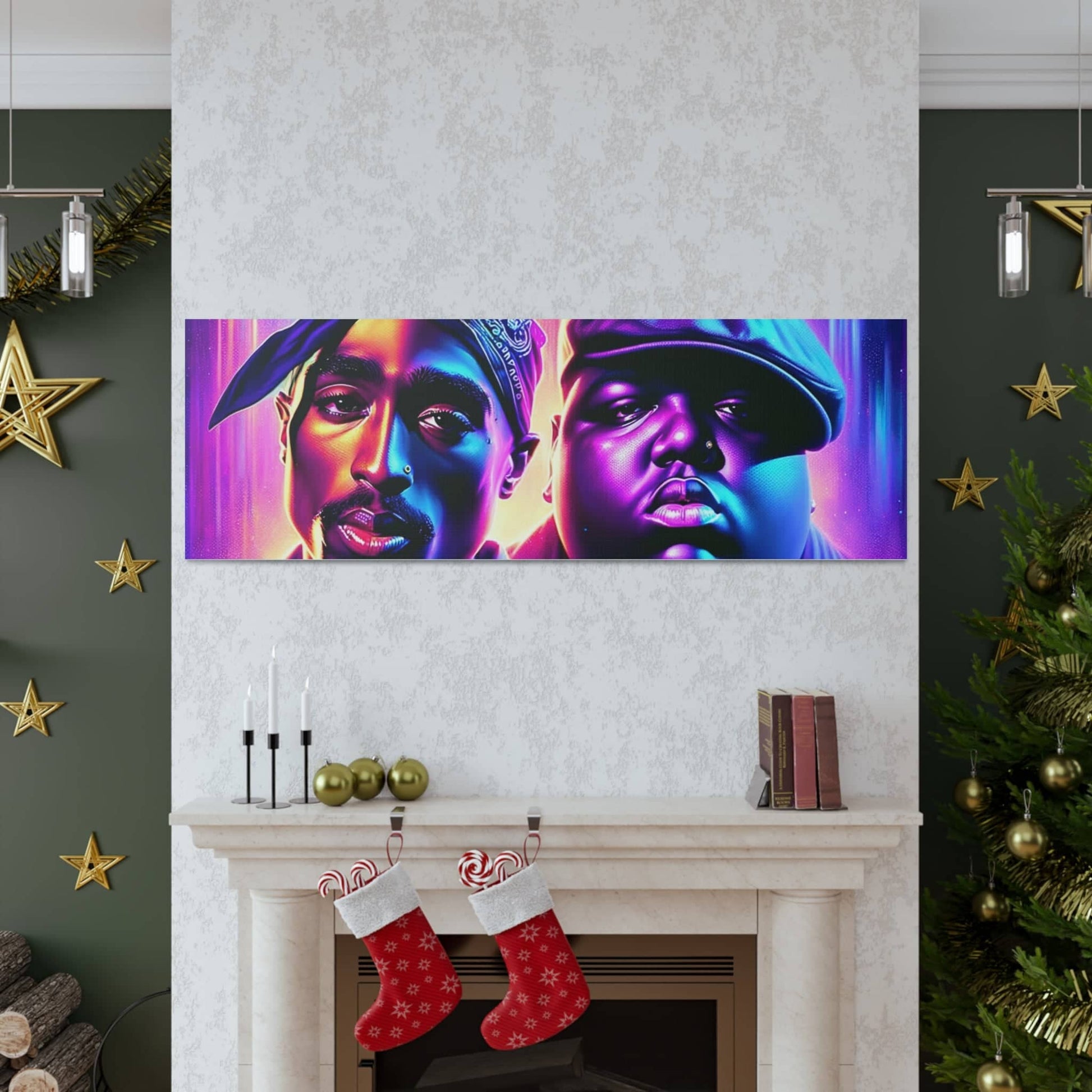 Hip-Hop Legends: The Luminaries Canvas Canvas Printify   