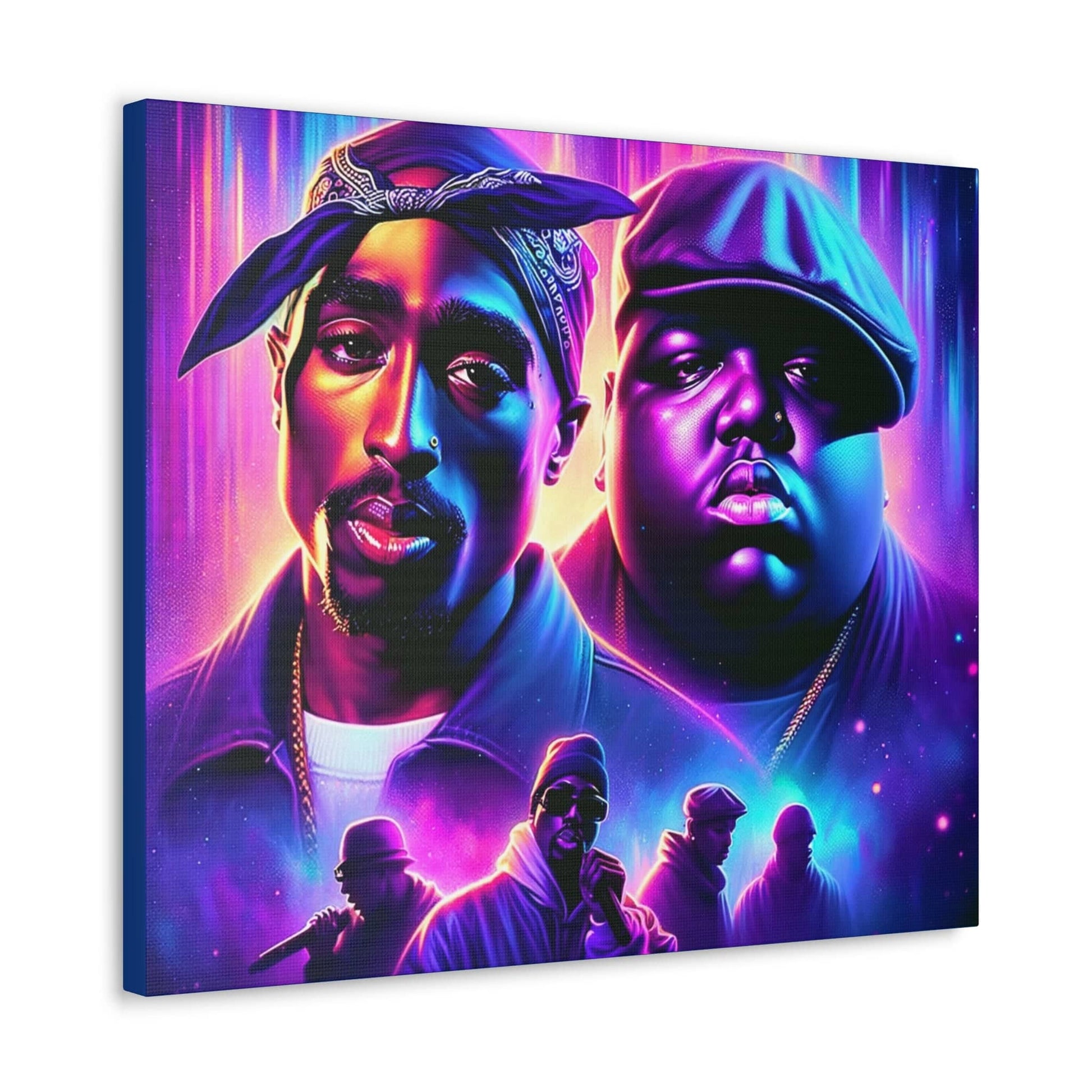 Hip-Hop Legends: The Luminaries Canvas Canvas Printify   