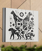 Monochrome Menagerie Canvas Art Canvas Bigger Than Life   