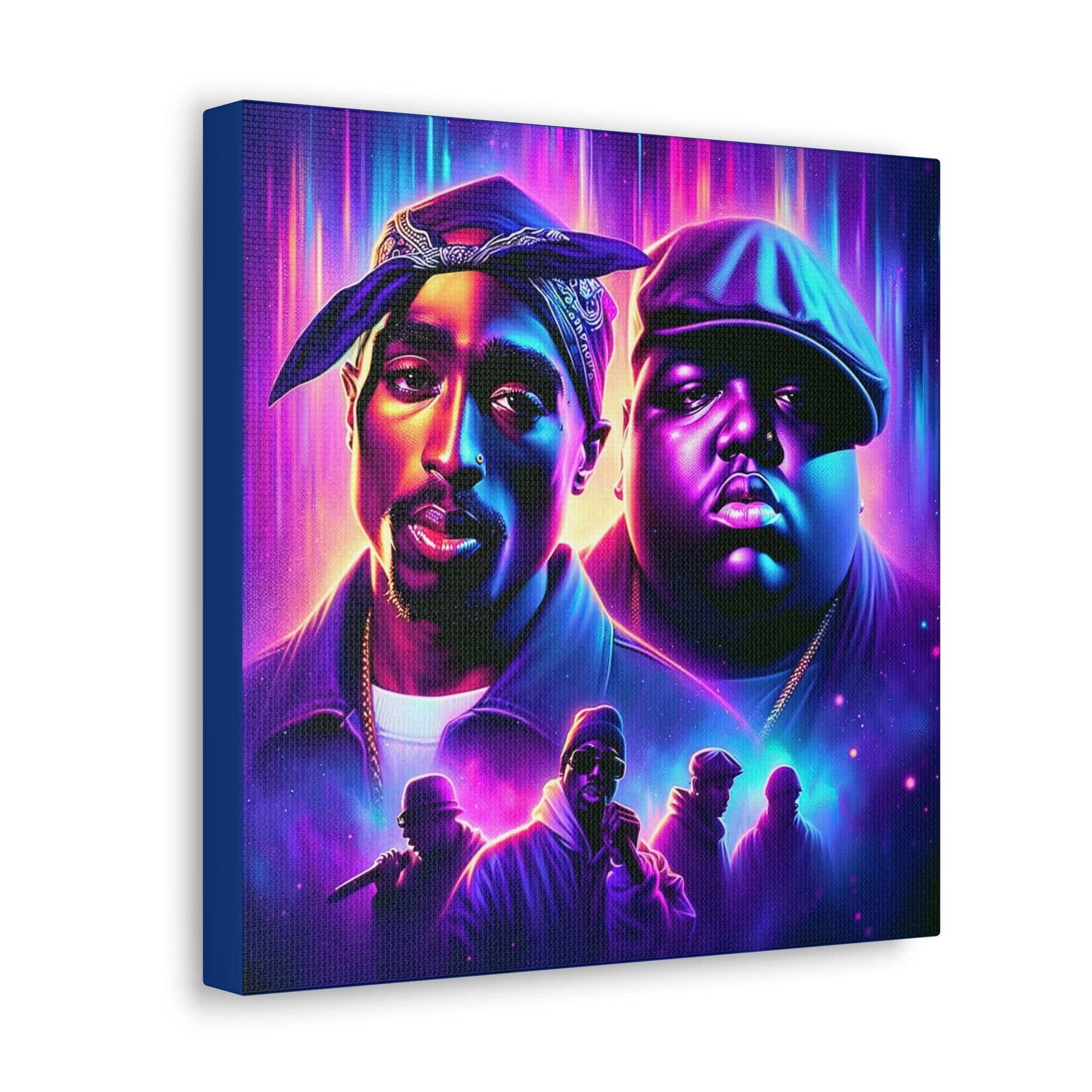 Hip-Hop Legends: The Luminaries Canvas Canvas Printify   